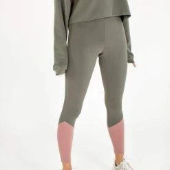 SHOKO Skirts & Bottoms Leggings In Green And Pink.