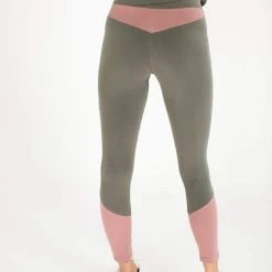 SHOKO Skirts & Bottoms Leggings In Green And Pink.