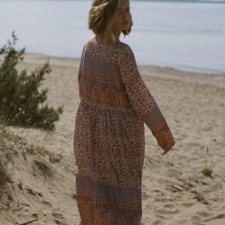 SHOKO Maxi Dress Margaret Dusty Boho New In 9 SHOKO Maxi Dress Margaret Dusty Boho New In