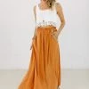 SHOKO Maxi Skirt Allegra Orange. Skirts & Bottoms