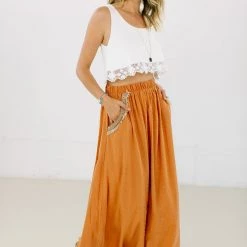 SHOKO Maxi Skirt Allegra Orange. Skirts & Bottoms