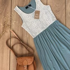SHOKO Midi Dress Maya Mint Lace Dresses