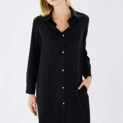 SHOKO Milena Shirt Dress Black. Dresses