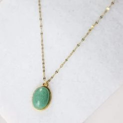 SHOKO Necklace Antique Light Green Next Day Delivery