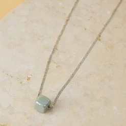 SHOKO Next Day Delivery Necklace Cube Mint
