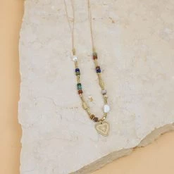 SHOKO Necklace Gold Heart Next Day Delivery