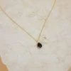 SHOKO Necklace Gold Teardrop Black Next Day Delivery