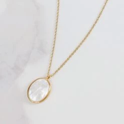 SHOKO Jewelry Necklace Midstone Gold Ivory