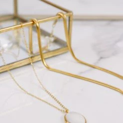 SHOKO Jewelry Necklace Midstone Gold Ivory 5 SHOKO Jewelry Necklace Midstone Gold Ivory