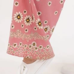 SHOKO Pants Flower Power Pink Skirts & Bottoms