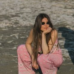 SHOKO Pants Flower Power Pink Skirts & Bottoms