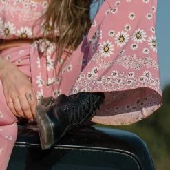 SHOKO Pants Flower Power Pink Skirts & Bottoms