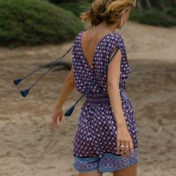 SHOKO Playsuit Carina Blue New In