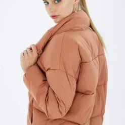 SHOKO Puffer Jacket Dusty Pink Cardigans & Jackets 6 SHOKO Puffer Jacket Dusty Pink Cardigans & Jackets