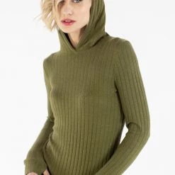 SHOKO Ribb Hoodie Aspen Olive. 7 SHOKO Ribb Hoodie Aspen Olive.