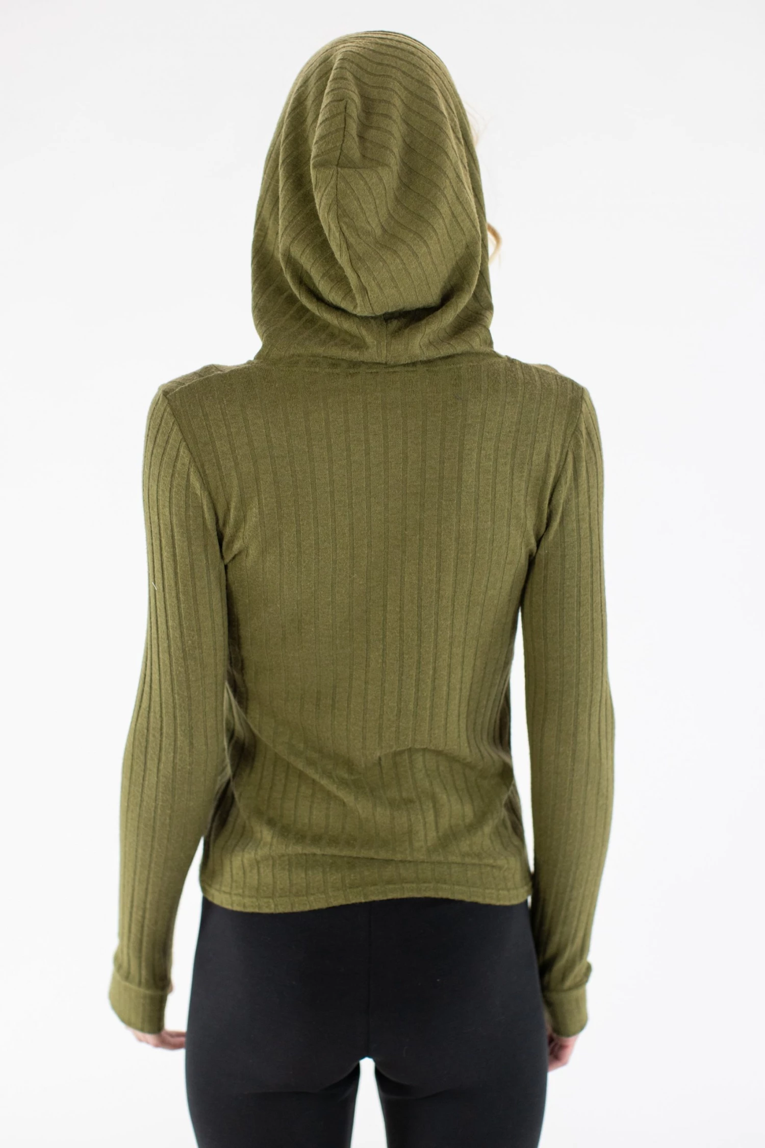 SHOKO Ribb Hoodie Aspen Olive. 4 SHOKO Ribb Hoodie Aspen Olive.