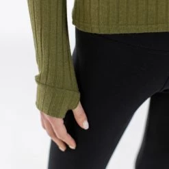 SHOKO Ribb Hoodie Aspen Olive. 9 SHOKO Ribb Hoodie Aspen Olive.