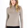 SHOKO Ribb Top Valencia Sandy Grey Hurry! 1 Left!