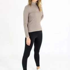 SHOKO Ribb Top Valencia Sandy Grey Hurry! 1 Left!