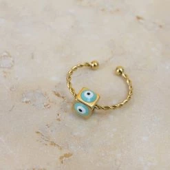 SHOKO Ring Eye Gold