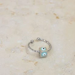 SHOKO Ring Eye Silver