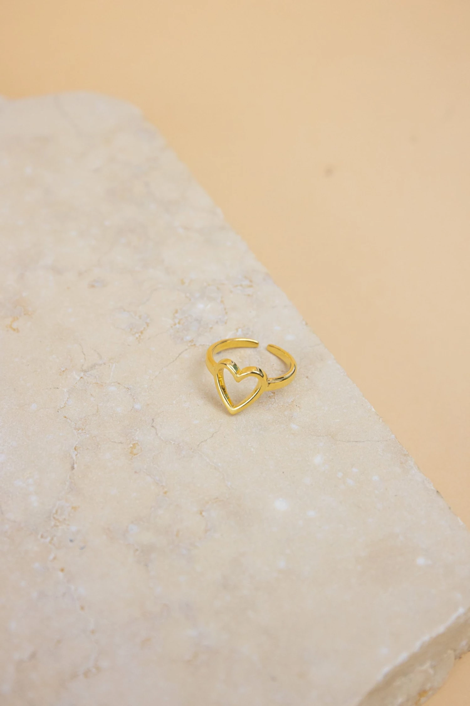 SHOKO Ring Heart Gold 2 SHOKO Ring Heart Gold