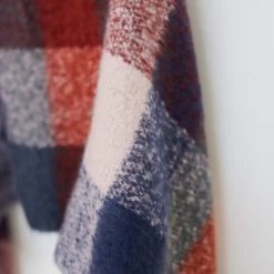 SHOKO Scarves & Beanies Scarf Patchy Blue Terracotta