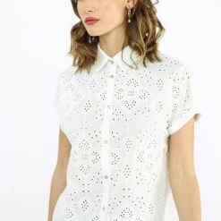 SHOKO Shirt Audrey White Lace. Tops & T-Shirts