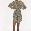 SHOKO Shirt Dress Stacy Black Floral. Dresses
