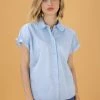 SHOKO Shirt Eleanor Baby Blue New In