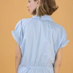 SHOKO Shirt Eleanor Baby Blue New In 6 SHOKO Shirt Eleanor Baby Blue New In