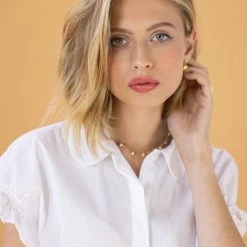 SHOKO New In Shirt Eleanor White