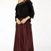 SHOKO Maxi Skirt Allegra Chestnut Leo.