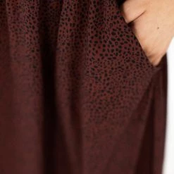 SHOKO Maxi Skirt Allegra Chestnut Leo.