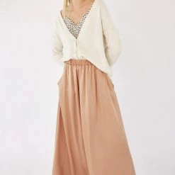 SHOKO Skirts & Bottoms Skirt Allegra Silky Dusty Pink.