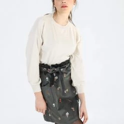 SHOKO Skirt Candice Grey Cord.