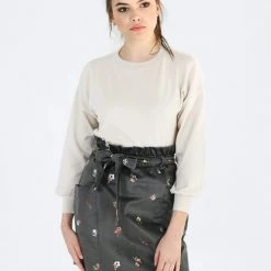 SHOKO Skirt Candice Grey Cord.