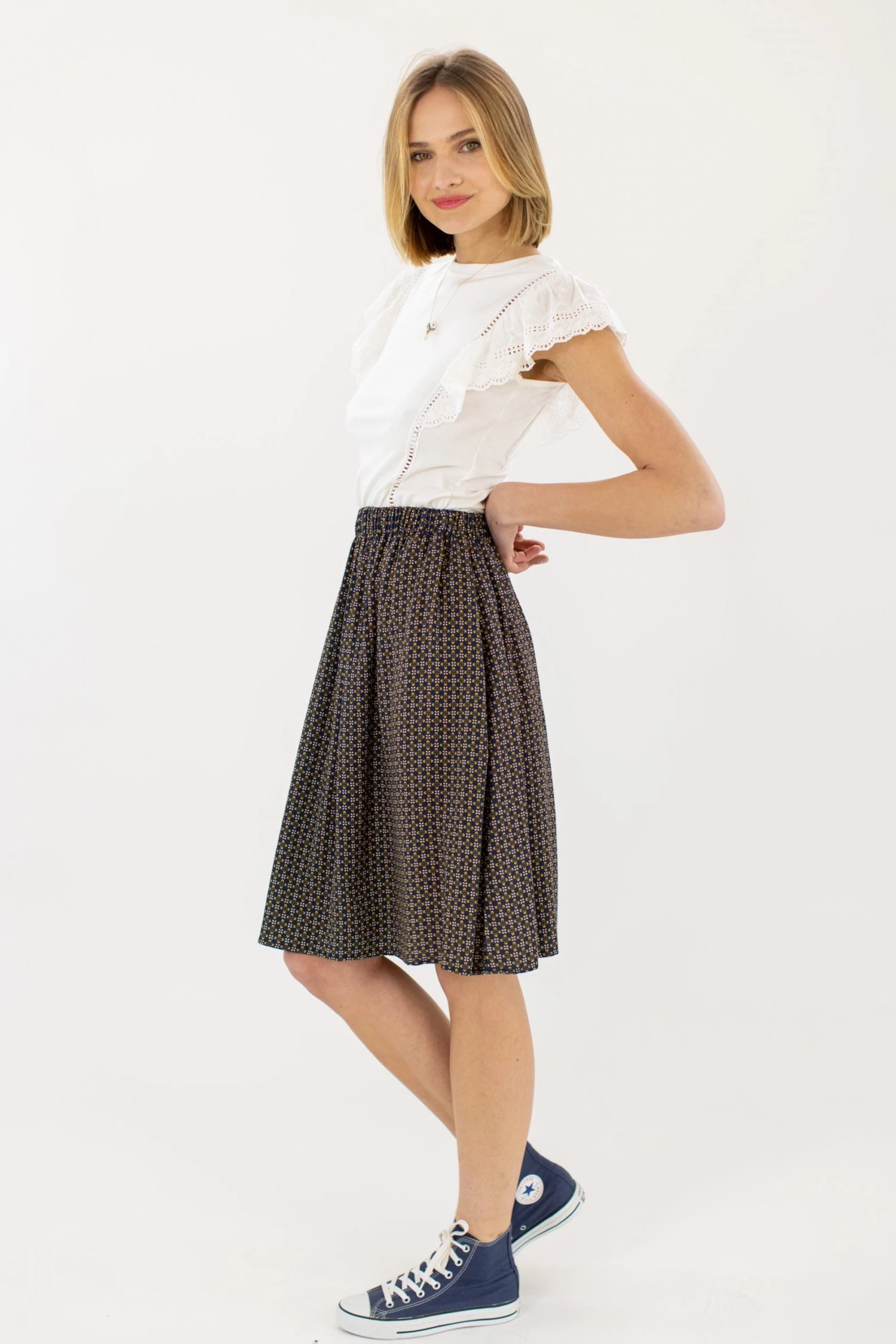 SHOKO Skirts & Bottoms Skirt Charlotte Dark Blue. 1 SHOKO Skirts & Bottoms Skirt Charlotte Dark Blue.