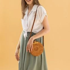 SHOKO Skirt Harper Khaki New In