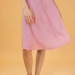 SHOKO Skirt Julianna Pink Geo