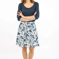 SHOKO Skirts & Bottoms Skirt Mariel Blue Floral.
