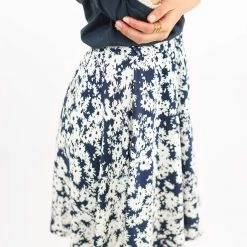 SHOKO Skirts & Bottoms Skirt Mariel Blue Floral.