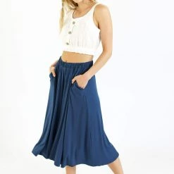 SHOKO Skirt Serena In Blue. Skirts & Bottoms