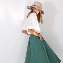 SHOKO Skirts & Bottoms Skirt Serena Teal.