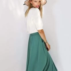 SHOKO Skirts & Bottoms Skirt Serena Teal.
