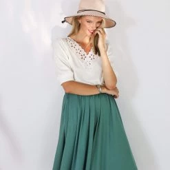 SHOKO Skirts & Bottoms Skirt Serena Teal.