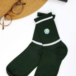 SHOKO Next Day Delivery Socks Green World