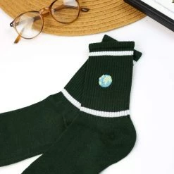 SHOKO Next Day Delivery Socks Green World 5 SHOKO Next Day Delivery Socks Green World