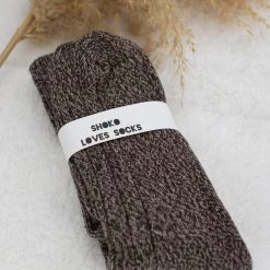 SHOKO Socks Happy Feet Brown