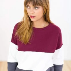 SHOKO Sweater Mia Dark Red.